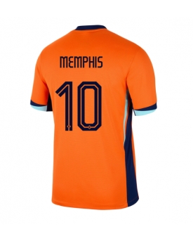 Paesi Bassi Memphis Depay #10 Maglia Gara Casa Repliche Europei 2024 Paesi Bassi Memphis Depay #10 Maglia Gara Casa Repliche Europei 2024